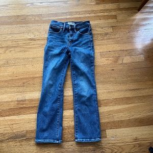 Madewell Cali Demi-Boot Jeans Size 24